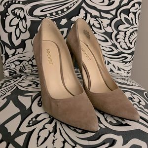 Nine West Suede Tatianna Heels 7.5